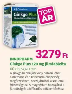 Herbaház Innopharm Ginkgo Plus filmtabletta ajánlat