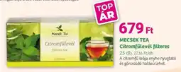 Herbaház Mecsek Tea Citromfűlevél filteres ajánlat