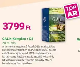 Herbaház GAL K-Komplex + D3 ajánlat