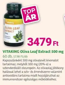 Herbaház VitaKing Oliva Leaf Extract ajánlat