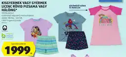 ALDI Kisgyermek vagy gyermek licenc rövid pizsama vagy hálóing ajánlat