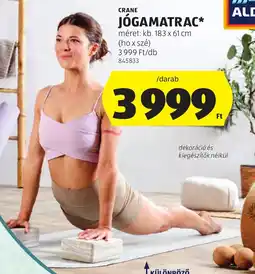 ALDI Crane jógamatrac ajánlat