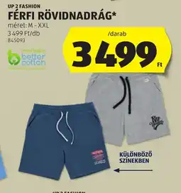 ALDI Up 2 fashion férfi rövidnadrág ajánlat