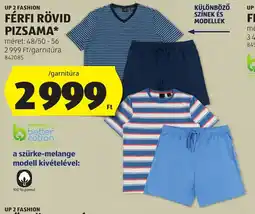 ALDI Up 2 fashion férfi rövid pizsama ajánlat