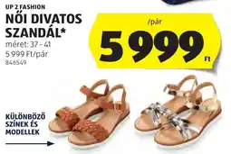 ALDI Up 2 fashion nöi divatos szandál ajánlat