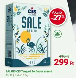 Herbaház Salins Cis Tengeri Só finom szemű ajánlat