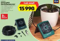 ALDI Gardenline napelemes öntözőrendszer ajánlat