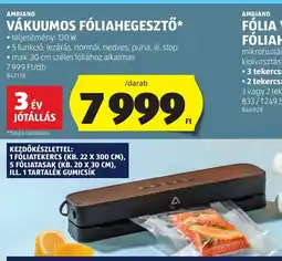 ALDI Ambiano vákuumos fóliahegesztő ajánlat