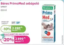 Kulcs Patika Béres PrimoMed sebápoló spray ajánlat