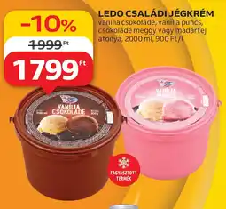 Auchan Ledo családi jégkrém ajánlat