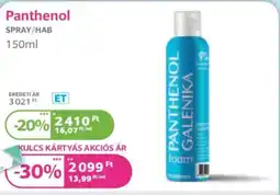Kulcs Patika Panthenol Spray ajánlat