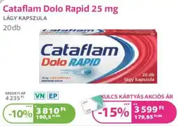 Kulcs Patika Cataflam Dolo Rapid kapszula ajánlat