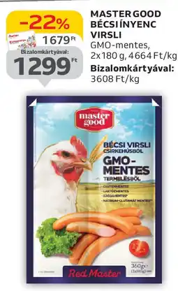 Auchan Master good bécsiínyenc virsli ajánlat