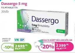 Kulcs Patika Dassergo filmtabletta ajánlat