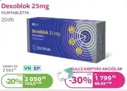 Kulcs Patika Dexoblok filmtabletta ajánlat