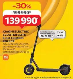 Auchan Xiaomi electric scooter elite elektromos roller ajánlat