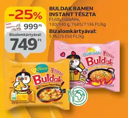 Auchan Buldak ramen instant tészta ajánlat