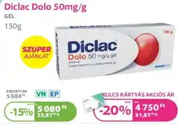 Kulcs Patika Diclac Dolo gél ajánlat