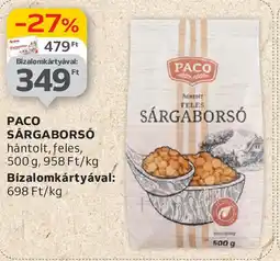 Auchan Paco sárgaborsó ajánlat