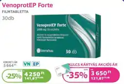 Kulcs Patika VenoprotEP Forte filmtabletta ajánlat