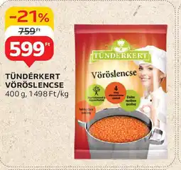 Auchan Tündérkert vöröslencse ajánlat