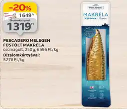 Auchan Pescadero melegen füstölt makréla ajánlat