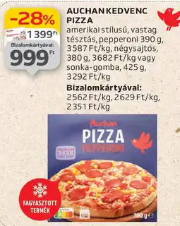 Auchan Auchan kedvenc pizza ajánlat