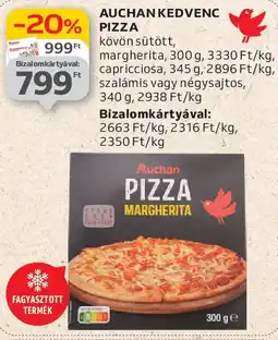 Auchan Auchan kedvenc pizza ajánlat
