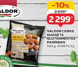 Auchan Valdor csirke nuggets gluténmentes panírban ajánlat