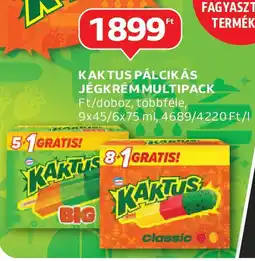 Auchan Kaktus pálcikás jégkrém multipack ajánlat