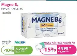 Kulcs Patika Magne B6 bevont tabletta ajánlat