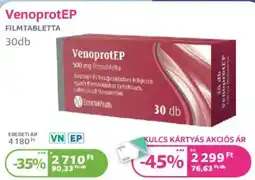 Kulcs Patika VenoprotEP filmtabletta ajánlat