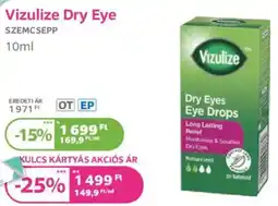 Kulcs Patika Vizulize Dry Eye ajánlat