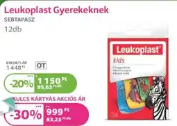 Kulcs Patika Leukoplast Gyerekeknek ajánlat