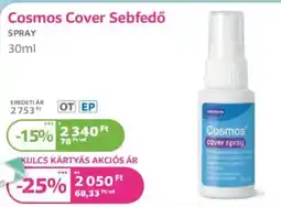 Kulcs Patika Cosmos Cover Sebfedő spray ajánlat