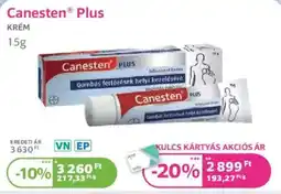 Kulcs Patika Canesten Plus krém ajánlat