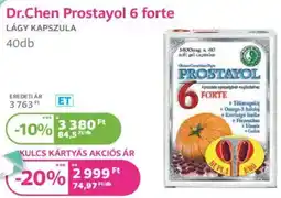 Kulcs Patika Dr. Chen Prostayol 6 forte kapszula ajánlat