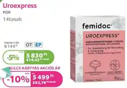 Kulcs Patika Uroexpress ajánlat