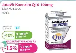 Kulcs Patika JutaVit Koenzim Q10 kapszula ajánlat