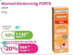 Kulcs Patika Biomed Körömvirág FORTE krém ajánlat