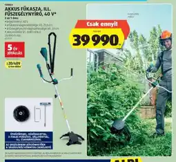 ALDI Akkus fűkasza, ill. fűszegélynyíró, 40 V ajánlat