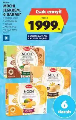 ALDI Mucci Mochi Jégkrém, 6 darab ajánlat