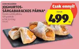 ALDI Joghurtos-sárgabarackos párna ajánlat
