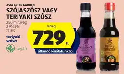 ALDI Asia Green Garden Szójaszósz / Teriyaki Szósz ajánlat