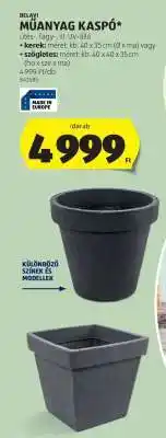 ALDI BELAVI Műanyag Kaspo ajánlat