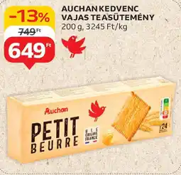 Auchan Auchan kedvenc vajas teasütemény ajánlat