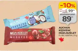 Auchan Auchan kedvenc müzliszelet ajánlat