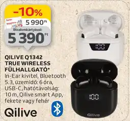 Auchan Qilive q1342 true wireless fülhallgató ajánlat