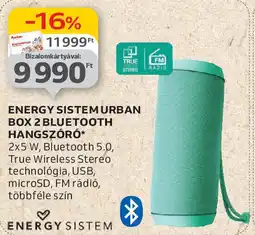 Auchan Energy sistem urban box 2 bluetooth hangszóró ajánlat