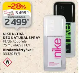 Auchan Nike ultra deo natural spray ajánlat